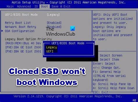 cloned.disk.wont.boot|ssd not booting after cloning.